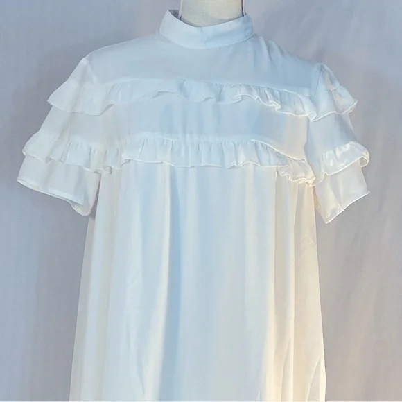 Boho White Dress - Picture 3 of 10